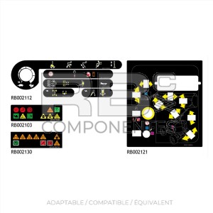 KIT STICKERS COMPATIBLE JL 600A/AJ (ANCIEN)