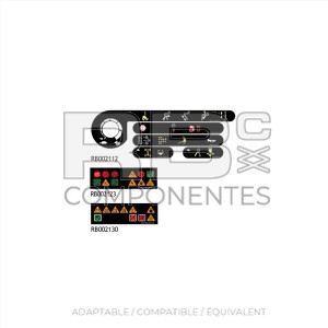 KIT AUTOCOLLANTS COMPATIBLE JL 800A/AJ (NOUVEAU)