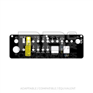AUTOCOLLANT DE FONCTION POUR ART. ÉLECT. (DC) DE 1