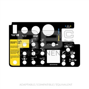 AUTOCOLLANT COMP. REF. GE 35584_096A (ANGLAIS)