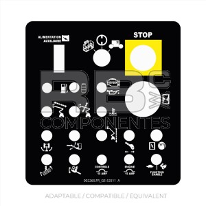 KIT AUTOCOLLANTS DE FONCTION POUR AMZ 51 XT