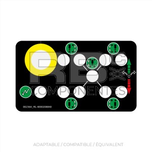 STICKER BOITIER HAUT STABILIZATEURS COMP-DX