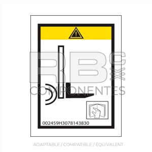 AUTOCOLLANT POUR  REF HL   307814383B