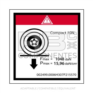 AUTOCOLLANT CHARGE SUR ROUE POUR C10N