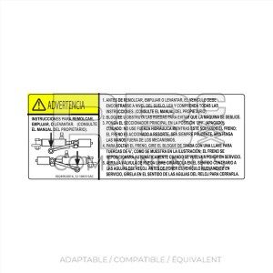 AUTOCOLLANT COMPATIBLE  REF. SJ 106515AC