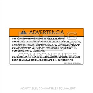 AUTOCOLLANT COMPATIBLE  REF. SJ 108666AA