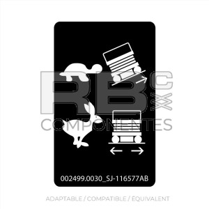 AUTOCOLLANT COMPATIBLE  REF. SJ 116577