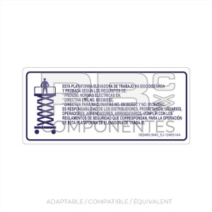 AUTOCOLLANT COMPATIBLE  REF. SJ 124931AA