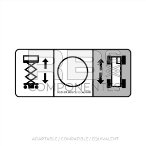 AUTOCOLLANT TRACT./ELEVAT. COMPATIBLE SJ 130638