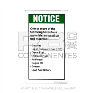AUTOCOLLANT COMPATIBLE REF GE 28164 116C (ANGLAIS)