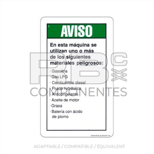 AUTOCOLLANT COMPATIBLE GE 28164 116C (ESPAGNOL)
