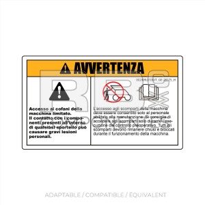 AUTOCOLLANT COMPATIBLE REF. GE 28175 (ITALIEN)