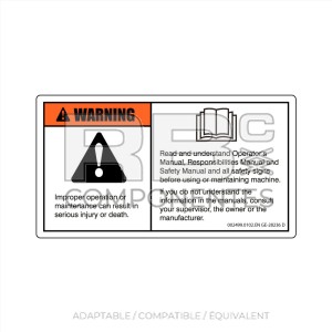 AUTOCOLLANT COMPATIBLE REF. GE 28236 (ANGLAIS)