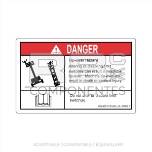 AUTOCOLLANT COMPATIBLE REF. GE 31060 (ANGLAIS)