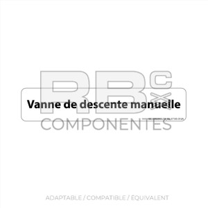AUTOCOLLANT COMPATIBLE REF GE 37145 (FRANCAIS)