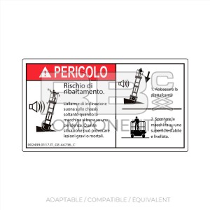 AUTOCOLLANT COMPATIBLE GE-44736IT_C IT