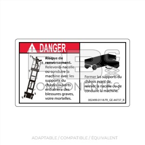 AUTOCOLLANT COMPATIBLE GE-44737FR_B  FR