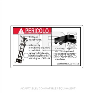 AUTOCOLLANT COMPATIBLE GE-44737IT_B  IT