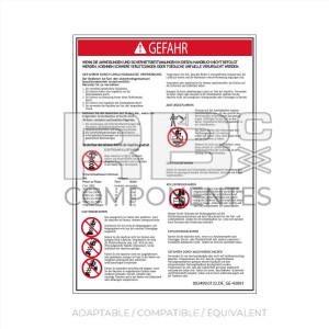 AUTOCOLLANT COMPATIBLE REF 43091 DE