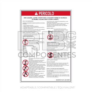AUTOCOLLANT COMPATIBLE REF 43091 IT