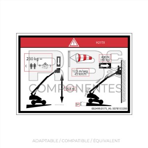 AUTOCOLLANT COMPATIBLE HL 3078153200