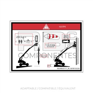 AUTOCOLLANT COMPATIBLE HL 3078153220