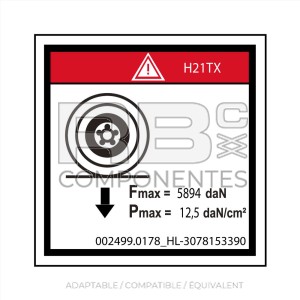 AUTOCOLLANT COMPATIBLE HL 3078153390