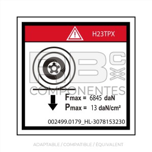 AUTOCOLLANT COMPATIBLE HL 3078153230