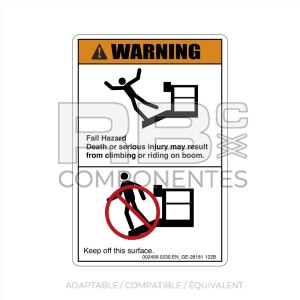 AUTOCOLLANT COMPATIBLE REF GE 28181_122B (ANGLAIS)