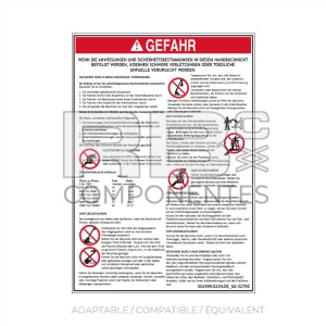 AUTOCOLLANT COMPATIBLE REF GE 32700 DE