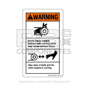 AUTOCOLLANT COMPATIBLE REF GE-28162 C (ANGLAIS)