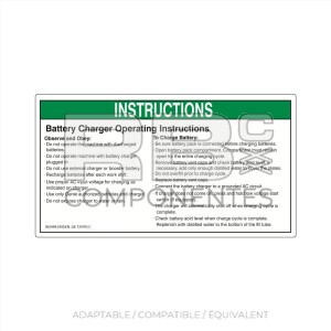 AUTOCOLLANT COMPATIBLE REF. GE 72970 (ANGLAIS)