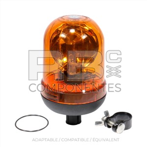 GYROPHARE TUBULAIRE FLEXIBLE  12V. OU 24V.