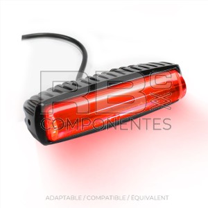 FEU LATERAL, ROUGE, 6x3W LED 10-80V
