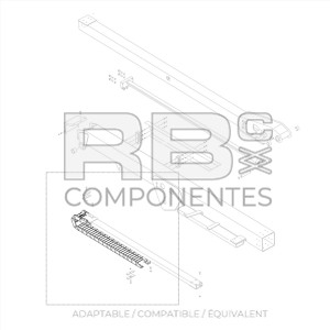 CHAINE PORTE-CABLES COMPATIBLE JL 7026120