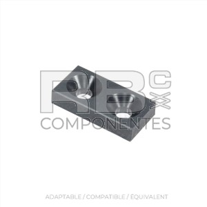 PATIN RECTANGULAIRE 50X25X10MM