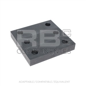 PATIN RECTANGULAIRE 150X145X25MM