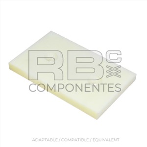 PATIN RECTANGULAIRE 160X100X12,5MM