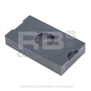 PATIN RECTANGULAIRE 110X60X20,5