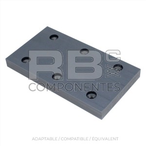 PATIN RECTANGULAIRE 220X120X20,5