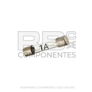 FUSIBLE DE VERRE DE 1 A.