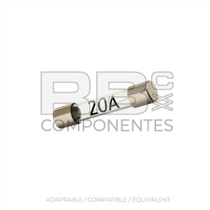 FUSIBLE DE VERRE DE 20 A.