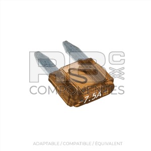 FUSIBLE DE FICHE MIN. 7,5 A