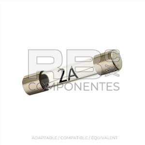 FUSIBLE DE VERRE DE 2 AMP 32 MM