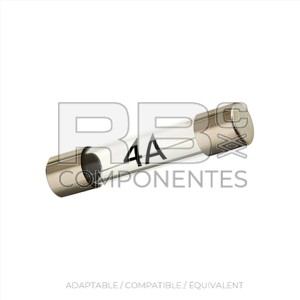 FUSIBLE DE VERRE DE 4 AMP 32 MM