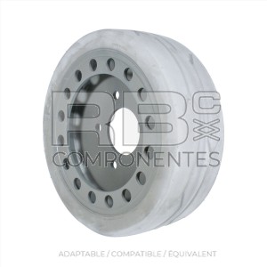 ROUE DIMENSIONS 12 X 4 AVEC DISQUE DE FREIN.SJ 32