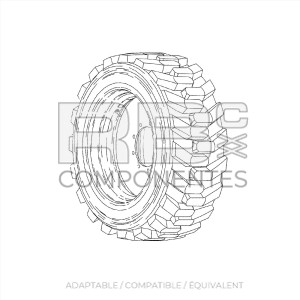 ROUE N. M.  ADAPT JL 0258997 IN240/55-17. 5 FF 