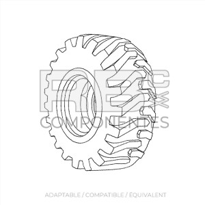ROUE  12X26,BL  ADAPTABE REF 1258752