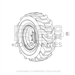 ROUE , 9 LG, , ADAPTABLE REF  1267779