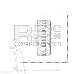 ROUE  ADAPTABLE REF 1275102